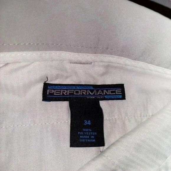 Roundtree & Yorke Performance size 34 Light Gray classic fit golf shorts mens - Picture 4 of 4